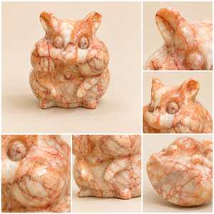 Linda Escultura <span class=keywords><strong>de</strong></span> Hámster en Piedra Natural, Tallado <span class=keywords><strong>de</strong></span> Cristal, para Decoración <span class=keywords><strong>de</strong></span> Escritorio, Exhibición en Estante, Regalo para Coleccionistas y Venta al por Mayor - Product Image 3