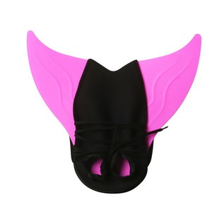 Aleta de natación de sirena personalizada equipo de buceo para niños 1 pieza aletas de una sola pieza cola de ballena aletas de entrenamiento de esnórquel - Product Image 1