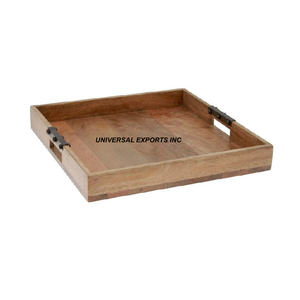 Plateau de service Rectangle en bois nouveauté plateau de chocolat fait main concepteur le plus vendu nouveau plateau de service - Product Image 5