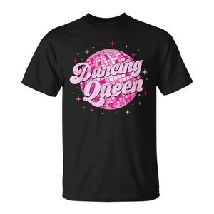 T-Shirt Vintage Retro Dancing Queen Anni '70 e '80, Abbigliamento Promozionale Elegante - Product Image 1