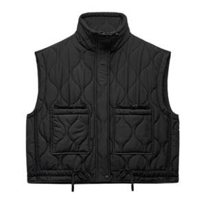 Customized Vest for Winter Puffer With Zipper Plus Size Jacket Windproof and <b>Warm</b> Bubble Vest Jacket - Product Image 1