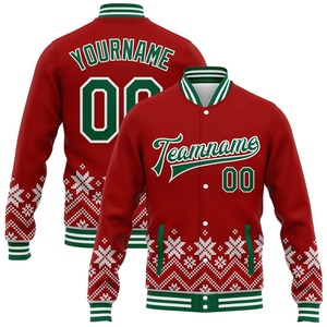 Vente en gros directe de l'industrie, veste bomber décontractée d'hiver personnalisée, rose, bleu ciel, noir, imprimé léopard 3D, entièrement à boutons-pression, style varsity, lettreman - Product Image 2