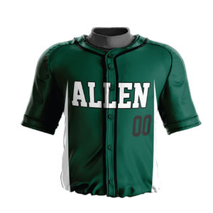 Maillot de baseball pour hommes et femmes, vêtement de sport respirant, technique de sublimation, tenue bon marché, vente en gros d'usine - Product Image 4