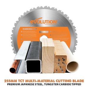 Scie à table portative multi-matériaux R255TBL+ avec lame Next Gen Rage 5-S, biseau à 45 degrés, capacité de coupe de 60 pouces, coupe le bois - Product Image 2