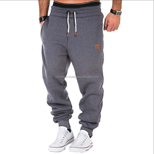 High Quality Customized Men's Fleece Track Pants Elasticated Casual Joggers Trousers High Quality Mens Jogging Bottoms - Product Image 2
