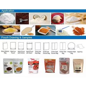 세탁용 동물 가루 프리메이드 지퍼백 도이팩 파우치 충전 포장 기계 - Product Image 3