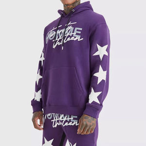 Ensemble de jogging décontracté respirant et confortable pour homme, grande taille, deux pièces, couleur unie, 100 % coton, séchage rapide, écologique - Product Image 4