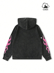 Sudadera con capucha de invierno pesada personalizada de alta calidad para hombres Impresión digital de moda para hombres y mujeres - Product Image 2