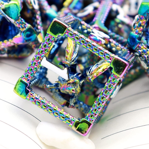 Dragon and Dungeon DND juego de <span class=keywords><strong>rol</strong></span> Dragon Dice Set <span class=keywords><strong>con</strong></span> 7 <span class=keywords><strong>dados</strong></span> de dragón tridimensionales de metal hueco - Product Image 1