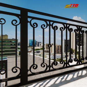 Barandillas de Balcón de Hierro Forjado Modernas y Únicas para Interés Visual, Seguridad Diaria, Compatibilidad Perfecta, Marca TTD 1 - Product Image 1