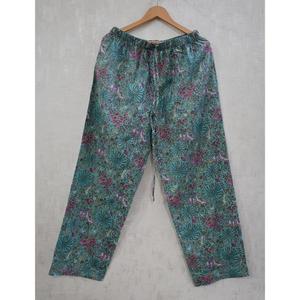 Pyjama en coton imprimé à la main, ensemble de pyjama indien à fleurs, manches longues, luxe, confortable, doux, respirant, séchage rapide, vêtements de nuit - Product Image 5