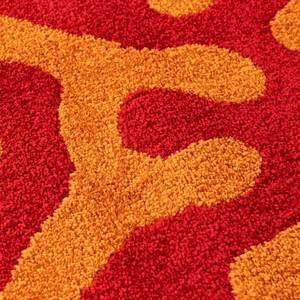 <b>Modern</b> Machine Made Joli Doodle Red & Orange <b>Living</b> <b>Room</b> <b>Rug</b> - Product Image 3