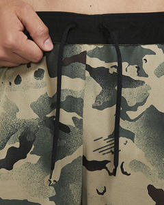 กางเกงขาสั้นลำลองของผู้ชายลายพรางระบายอากาศได้ดีกางเกงขาสั้นผู้ชายผ้าฝ้าย100% สีทึบ - Product Image 4