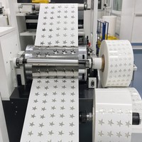 Autocollants personnalisés découpés en forme d'étoile, étiquettes triangulaires en papier imperméables pour emballage cadeau et scrapbooking