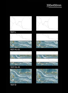 กระเบื้องเซรามิคผนังสำหรับผนังห้องครัวพิมพ์ลายดิจิทัลมันวาวขนาด30x45ซม. - Product Image 3
