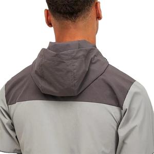 Chaqueta Cortavientos con Cremallera y Logotipo Personalizado para Hombre, Estilo Urbano, Impermeable, de Nailon, Poliéster y Lona para Deportes al Aire Libre, Servicio OEM - Product Image 6