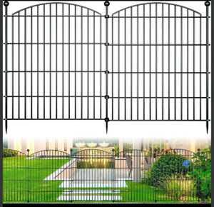 Valla Decorativa de Aluminio para Jardín, Barrera de Seguridad para Animales, Protección de Plantas, Tamaño Personalizado Disponible, Modelado 3D de Fábrica - Product Image 2