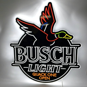 Letrero de Neón Personalizado con Logotipo Comercial, <span class=keywords><strong>Diseño</strong></span> Ducks Unlimited, Impermeable, LED, para Decoración de Paredes y Empresas - Product Image 4