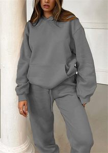 Service OEM Survêtement pour femmes en molleton de coton Pull Survêtement avec impression couleur personnalisée Ensembles de survêtement pour femmes - Product Image 2