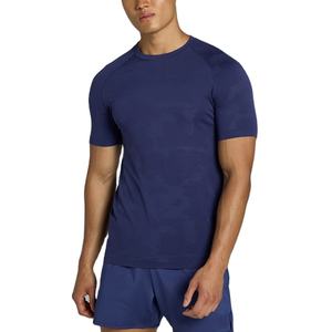 T-shirt de fitness à motif camouflage uni, coupe ajustée, sublimation, 95% polyester 5% élasthanne, extensible dans les quatre sens, fabrication OEM - Product Image 1