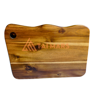 Planche à découper réversible en bois d'acacia personnalisée planche de service à charcuterie pour la cuisine - Product Image 4