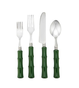 Top Design Home Kitchen Flatware Cutlery <b>Knife</b> Fork Spoon Set Resin Handle Amazing Design Silverware Set Good Finishing - Product Image 1