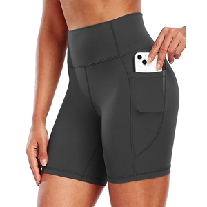 Custom Women's Sport Fitness <b>Yoga</b> Shorts Seamless Buttery Soft High Waist Peach Butt Athletic Wear Push Up Workout Gym Shorts - Product Image 5