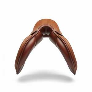 Selle de cheval en cuir de qualité supérieure, confortable pour l'équitation, équipement de cheval durable, style saut d'obstacles - Product Image 2