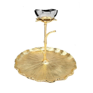 Handcrafted Gold Brass Designer Bowl Elegant Decorative Accent <b>Tabletop</b> <b>Display</b> for Modern Home Office Dining Room Decor - Product Image 3