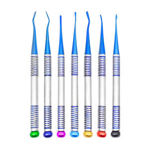 Ensemble d'élévateurs radiculaires miniatures 7 pièces Proximateurs, élévateurs luxateurs et élévateurs radiculaires PDL pour les extractions dentaires et la chirurgie buccale - Product Image 1