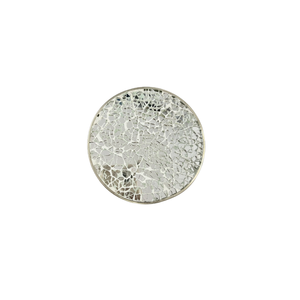 Sous-verre en résine argentée finie mosaïque pour la maison, l'hôtel et le restaurant article de cuisine - Product Image 1