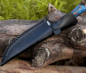 Cuchillo de Chef de Acero de Damasco Hecho a Mano, Diseño Moderno, Ambidiestro, Acabado Cepillado, Servicio OEM/ODM de Calidad Premium Personalizado al por Mayor - Product Image 4