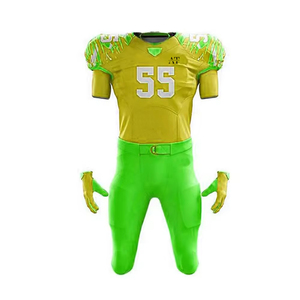 Uniformes de Fútbol Americano Personalizados para Hombre, en Spandex/Poliéster, Transpirables, Tallas Grandes, Alta Calidad, 220g, Venta Caliente - Product Image 5