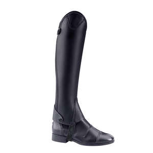 Protège-jambes équestres de luxe OEM 2026 en cuir de vachette réversible, coupe ajustée avec fermeture éclair pour concours d'équitation - Product Image 6