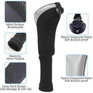 Funda para el cabezal híbrida de construcción duradera, ideal para practicar y jugar al aire libre, protección de tela acolchada - Product Image 4