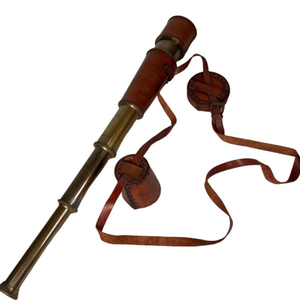 Telescopio de Latón Portátil de Moda, Telescopio Náutico de Capitán, Telescopio de Latón Hecho a Mano con Soporte, el Mejor Artículo para Regalo - Product Image 1