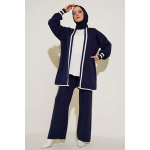 Nueva temporada mujer invierno ropa islámica Abaya vestido Kaftan túnica Dubai musulmán islámico moda turco hecho vestidos islámicos - Product Image 6