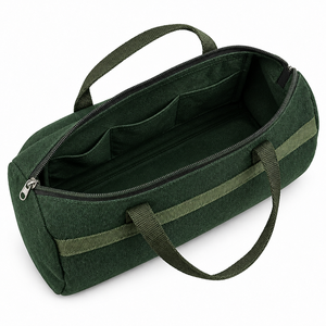 Sac à outils en toile avec fermeture éclair, sac à main portable pour électricien, plombier, réparateur, multi-poches - Product Image 3