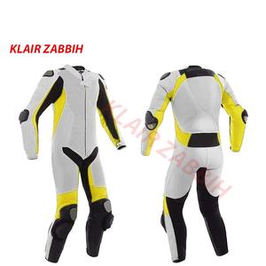 Combinaison de course en cuir respirante personnalisée pour moto, haut de gamme, coupe-vent, imperméable, vêtements de course automobile, imprimé - Product Image 3