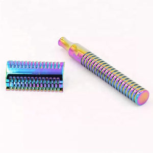 Navaja de Seguridad de Doble Filo para Barberos Profesionales, Cuchillas de Acero Inoxidable Superresistentes para Afeitar la Cara, el Cuerpo y el Bikini - Instrumentos Kaamir - Product Image 3