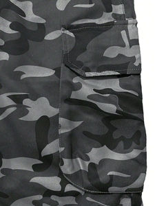 High Quality Men's <b>Camo</b> Cargo <b>Shorts</b> Custom Printed Logo 100% Cotton Breathable Casual Wear Eco-Friendly and Long - Product Image 6