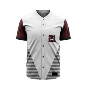 Uniforme de béisbol ligero para hombre con ajuste cómodo logotipo personalizado diseño transpirable mejor nuevo uniforme de béisbol - Product Image 4
