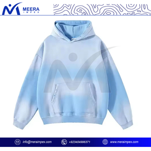 Sweat à capuche à la mode écologique et lavé à l'acide-Pull en mélange de coton durable avec des vibrations rétro-Confortable et chaud - Product Image 5