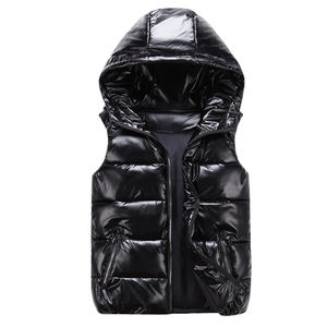 Manufacturer Logo Design Puffer Vest for Men Winter Casual Wear Quilted <b>Gilet</b> Wholesale Customized Plus Size Waistcoat - Product Image 4
