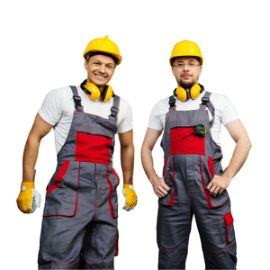 Venta al por mayor personalizar babero pantalones de trabajo uniforme pantalones cargo muy suave y cómodo para hombres y mujeres-SaoMai FMF fabricación - Product Image 6