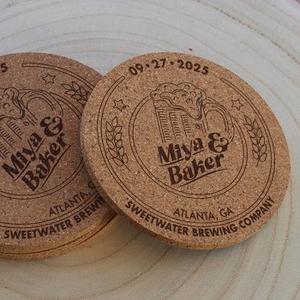 แผ่นรองแก้วเซรามิกทรงกลมแบบคลาสสิก ทำจากไม้ธรรมชาติ พิมพ์ลายได้ตามต้องการ เป็นมิตรกับสิ่งแวดล้อม พร้อมความหนาที่ปรับแต่งได้สำหรับเครื่องดื่ม - Product Image 1