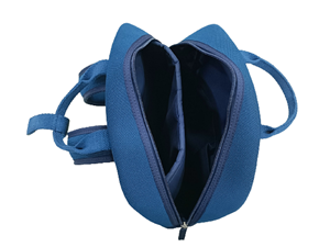 Mon Exports Hot Selling Unisex Casual Stylish Blue Color Recycled Polyester 25L Geometric RFID Waterproof Laptop <b>Backpack</b> - Product Image 3