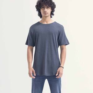 T-shirt à col rond en coton respirant, écologique, super doux, de haute qualité, pour homme, coupe classique, design classique, logo imprimé - Product Image 5