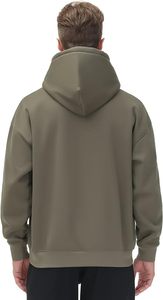 เสื้อฮู้ดผู้ชายผ้าฟลีซเนื้อนุ่มพิเศษ ทรงโอเวอร์ไซส์ ใส่สบาย - Product Image 4