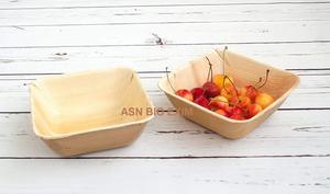 Platos de arroz de hoja de palma ARECA desechables de 10 pulgadas Eco-estables 100% alternativa a base de plantas renovable natural fuerte duradero para - Product Image 2